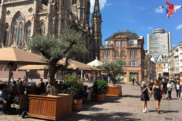 Mulhouse, Place de la Réunion, le coeur du centre historique