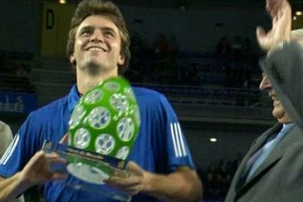 Gilles Simon, vainqueur de l'édition 2010 de l'Open de Moselle