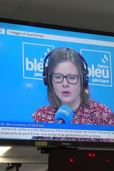 Marion Dambielle-Arribagé, la voix de l'info matinale de France Bleu Gascogne à Mont-de-Marsan, dorénavant sur France 3, de 7 heures à 9 heureS.