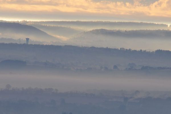 Paysage Monts D'Arrée depuis le Mont Saint-Michel de Braspart