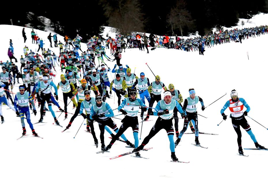 Transjurassienne 2022. Japan, Neuseeland, Deutschland எங்க Woher kommen Skifahrer?