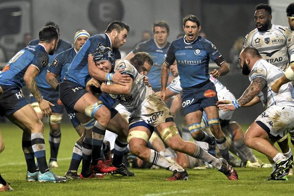 L'Olympique de Castres s'est imposé hier face à Montpellier 38 à 25, au stade Pierre-Antoine - 28 janvier 2017