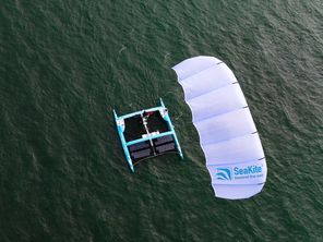 Voile de kite pour bateau mise au point par la société Beyond the Sea