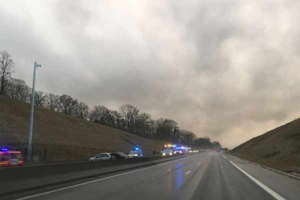 Accident sur l'A150.