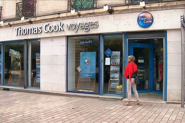 L'agence de voyages Thomas Cook à Dijon