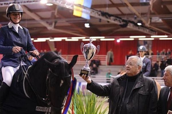 Claudia Gisler, vainqueur du Grand Prix jumping de Saint-Lô