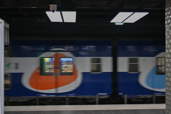 Le jeune homme a été percuté par un RER. (illustration)