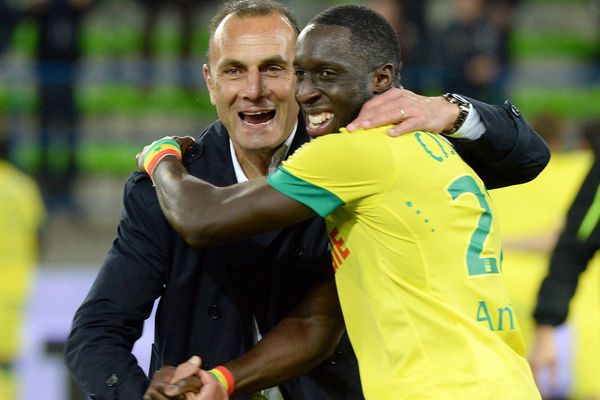 Issa Cissokho, ici avec Der Zakarian sous les couleurs du FC Nantes, signe avec Angers SCO