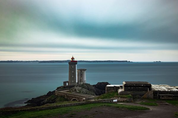 Phare du Petit Minou à Plouzané dans la lueur du matin