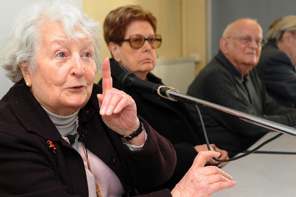 Cecile ROL TANGUY (veuve du colonel Henri-ROL-TANGUY - ancien resistant) 