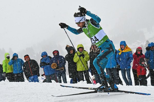 Jason Lamy-Chappuis à Chaux-Neuve lors de la coupe du monde 2018