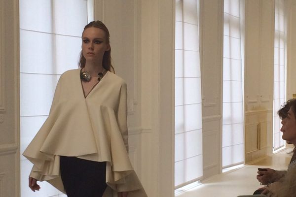 Le défilé haute couture hiver 2016-2017 de la maison Dior, le 4 juillet, à Paris.