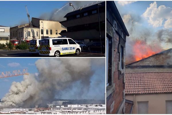 Un important incendie s'est déclenché à Bordeaux ce dimanche 8 juillet, dans un immeuble du centre-ville à côté de la gare. 