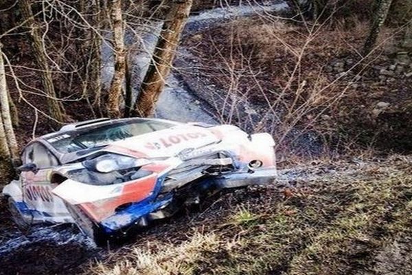 Robert Kubica, sortie de route dans l'ES7