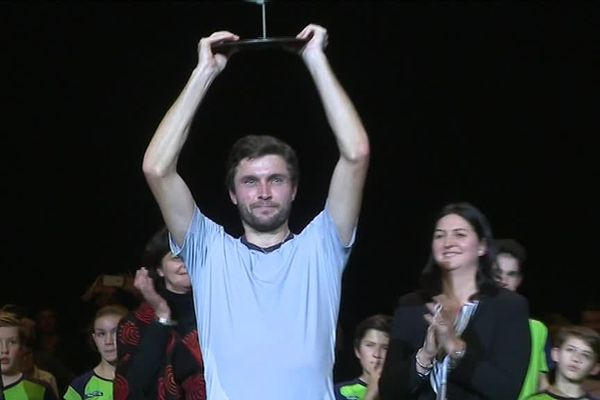 Gilles Simon a remporté pour la deuxième fois ce mercredi soir l'Open de Caen