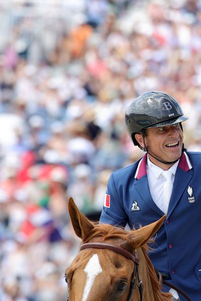 Le cavalier manchois Julien Epaillard et son cheval, ont assuré la qualification de l'équipe française pour la finale du saut d'obstacles.