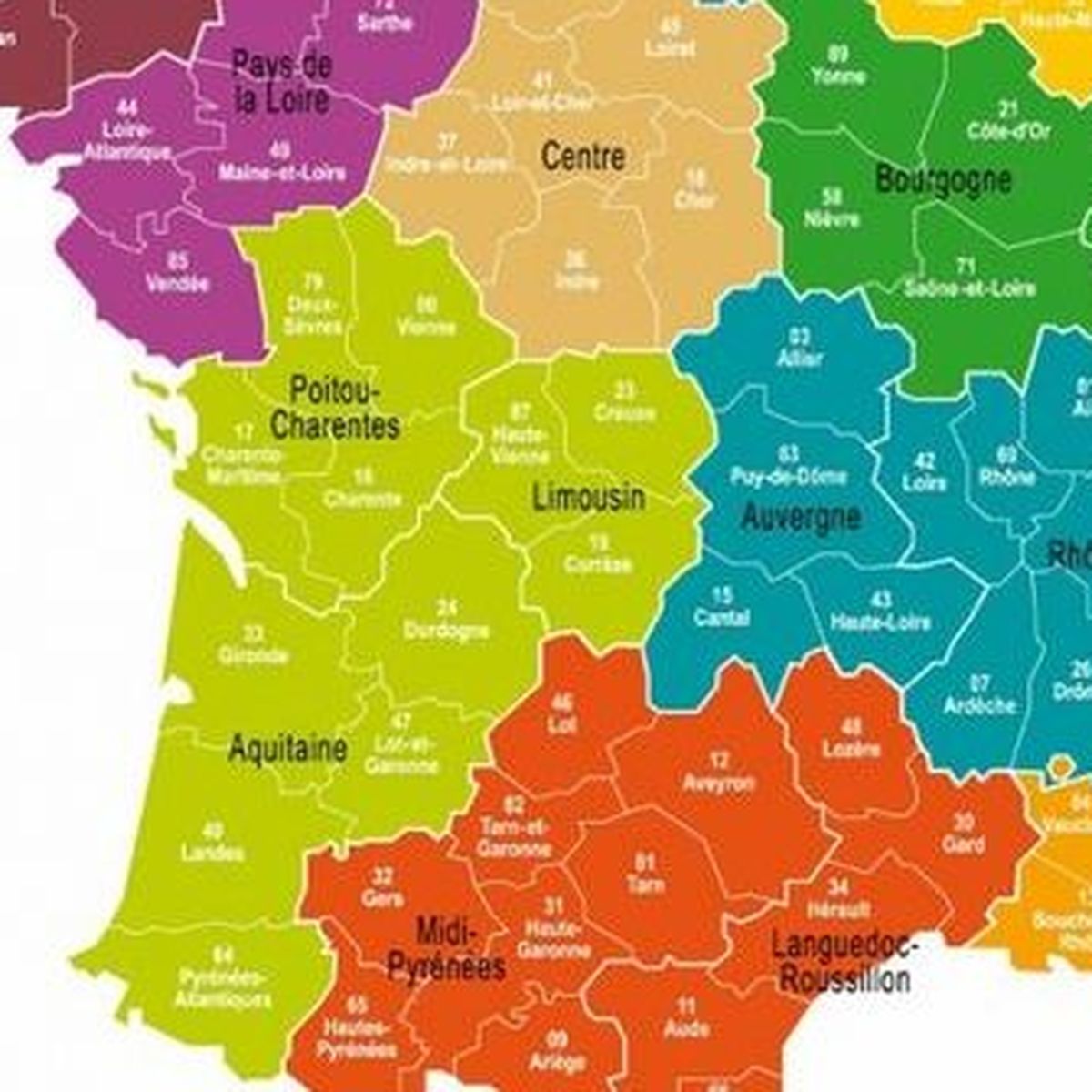 La Carte De France A 13 Regions Adoptee Par Les Deputes Pas De Changement Pour Le Poitou Charentes