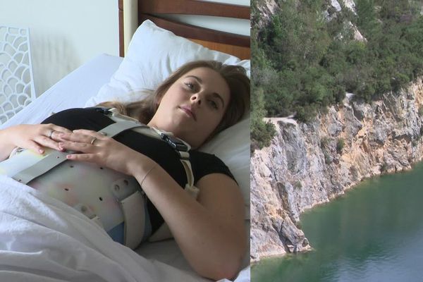 Margot, 15 ans, s'est grièvement blessée après avoir sauté d'une falaise de 15 mètres à la carrière de la Ferrière-aux-Etangs.