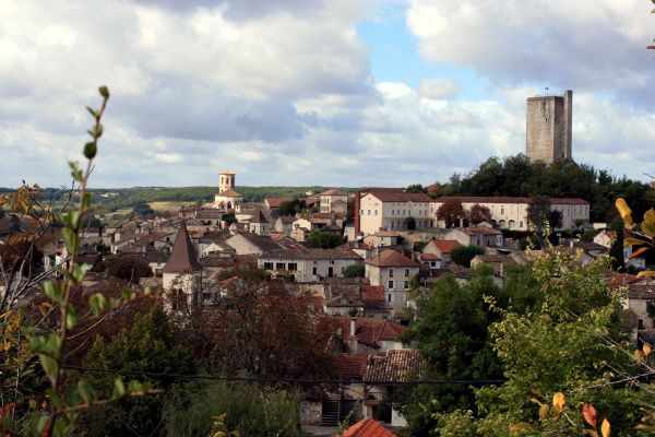 Le village de Montcuq, dans le Lot.