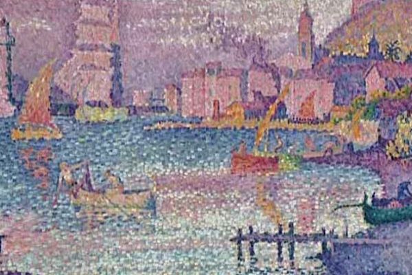 Une des oeuvres de Paul Signac présentées au musée des impressionnisme de Giverny