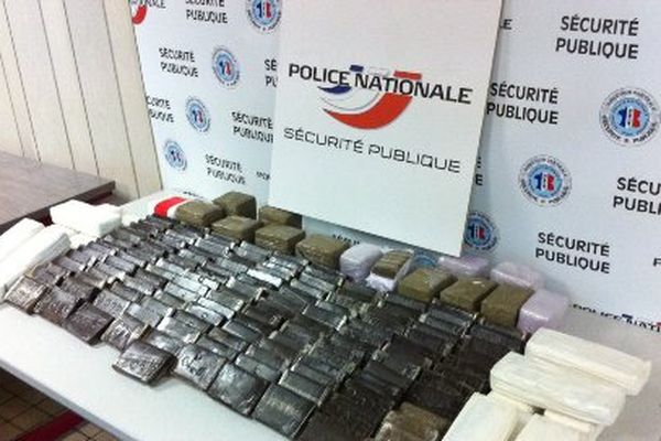 35 kilos de résine de cannabis ont été saisis dans un appartement à Mâcon en avril  2015.