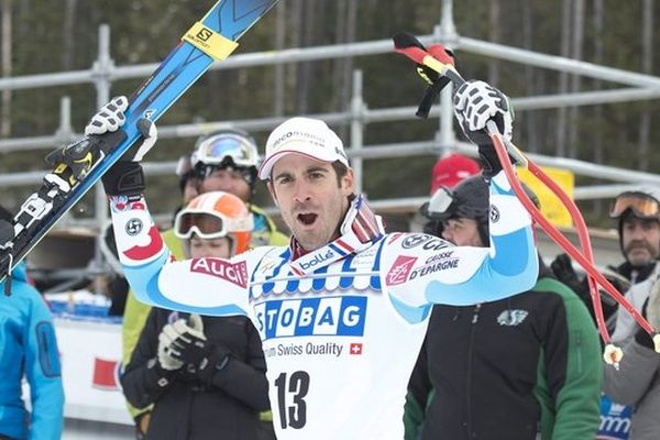 Le Bigourdan Adrien Théaux finit troisième de la première descente de la saison 2013/2014