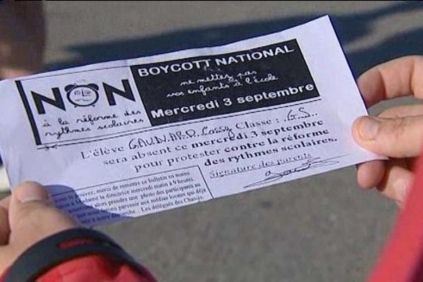 Mercurol (Drôme) : boycott du premier mercredi matin d'école