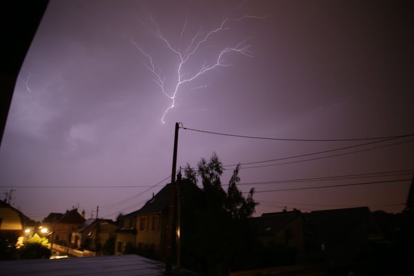 La Lorraine à nouveau placé en vigilance orange pour risque d'orages le 11 juillet 2023.