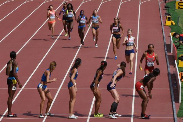 épreuve 4X400M Mondiaux de Pékin - 29/8/15