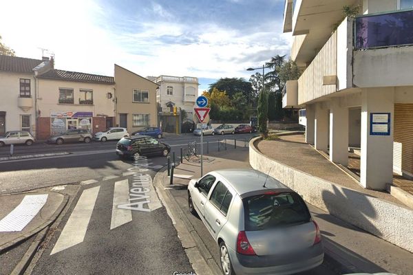 Le lieu de l'accident et du délit de fuite à Toulouse, au niveau du Pont des Demoiselles