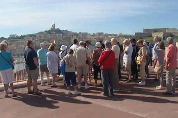 Les touristes à Marseille