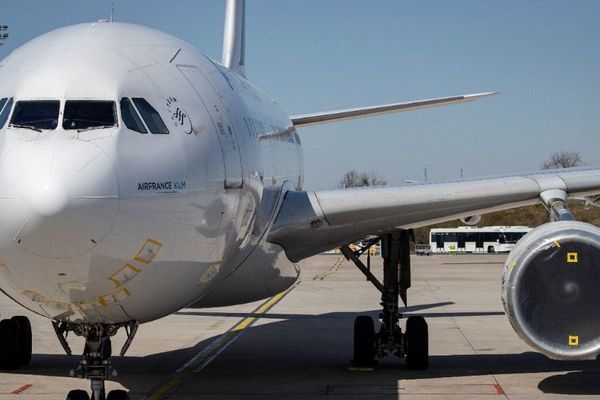 Un avion d’Air France à Roissy, le 24 mars, qui regroupera désormais l’activité aéroportuaire avec la fermeture temporaire d’Orly (illustration).