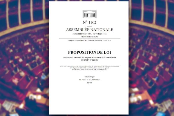 La proposition de loi proposée par un député du groupe liberté et territoire vise à améliorer le dispositif de confiscation des biens mafieux.