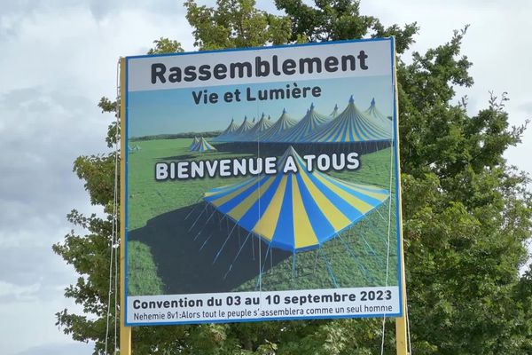 Rassemblement évangélique à Grostenquin en Moselle.