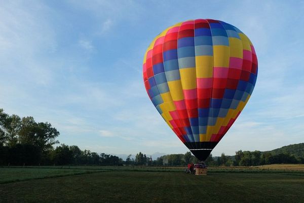 La montgolfière de Zen Altitude prête à prendre son envol