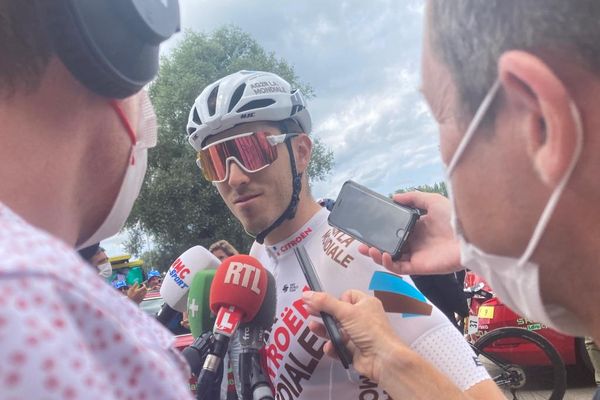 Clément Berthet, coureur de l'AG2R-Citroën.