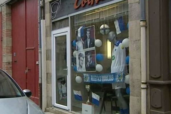 Le coiffeur est aussi supporter de l'AS Moulins