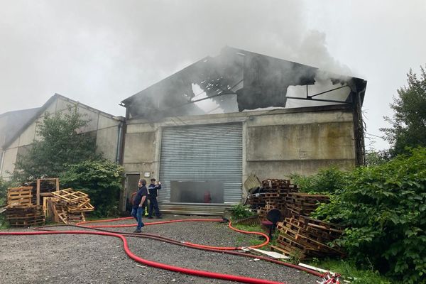 Un incendie a détruit la majeure partie du stock de la ressourcerie Bell'Occas, le samedi 12 août 2023.