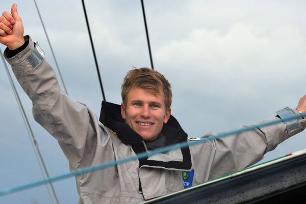 François Gabart vainqueur du 7ème Vendée Globe