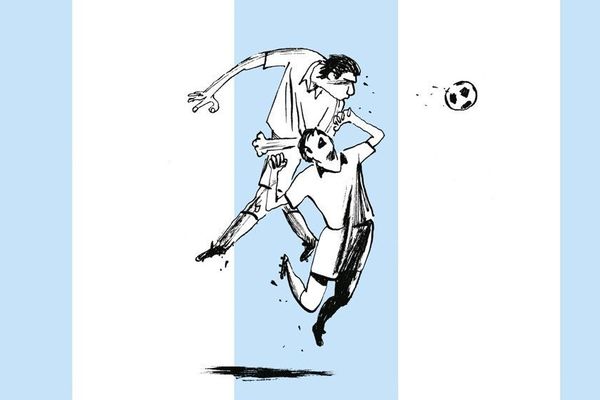 Guillaume Bouzard a publié plusieurs albums sur le ballon rond, en particulier "Football, Football" aux éditions Dargaud.