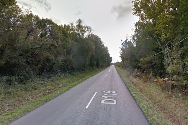 Un camion de gazole a fait une sortie de route près de Saint-Savin, en Gironde.