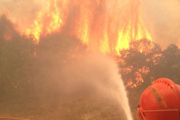 Un incendie dans le Gard - 26 juillet 2017