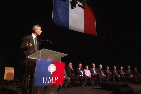 Bruno Lemaire en meeting dans les Bouches-du-Rhône