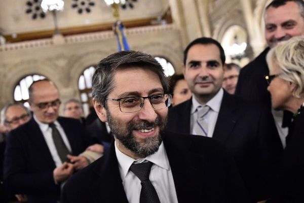 Le grand-rabbin de France Haïm Korsia, ici à la grande synagogue de Paris en novembre 2015.