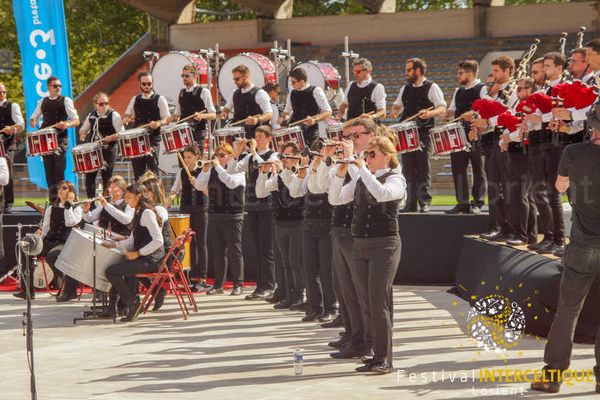 Bagad de 1ère catégorie au Festival Interceltique de Lorient en 2021