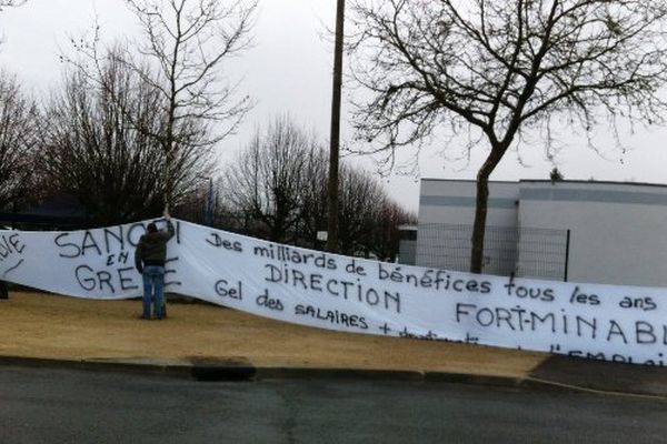 Site de Quetigny en Côte d'Or, le 14 janvier 2014