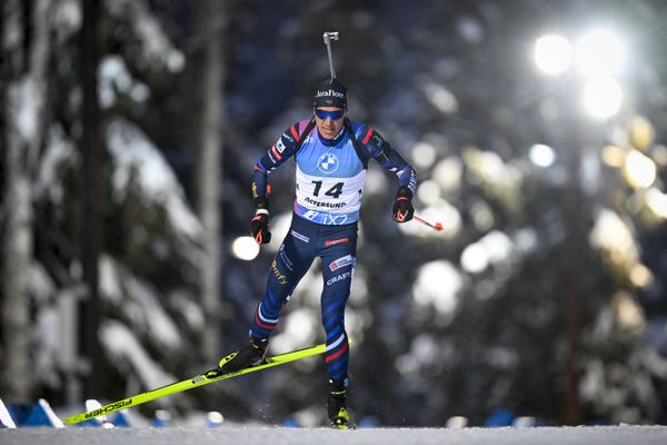 Quentin Fillon Maillet, le Jurassien de l'équipe de France de biathlon.