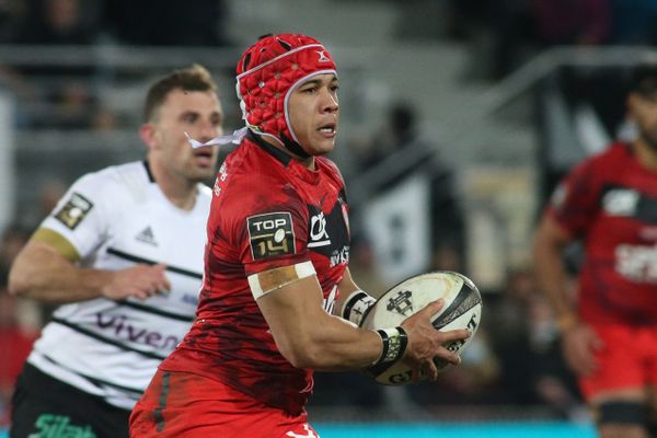 Cheslin Kolbe lors du match face au C.A.Brive  le 26 février dernier.