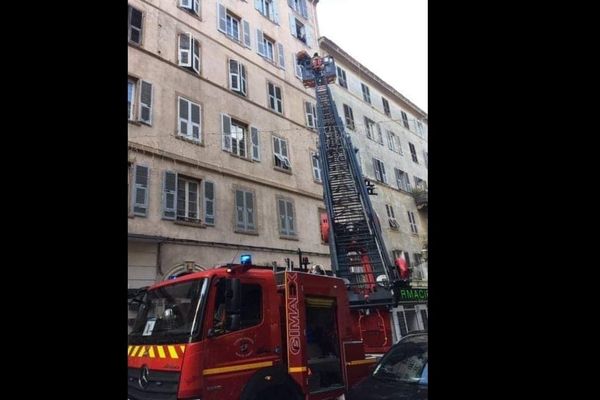 Intervention des pompiers de Haute-Corse. Une dame de 94 ans a fait un malaise dans son appartement ce mercredi 20 février 2019.