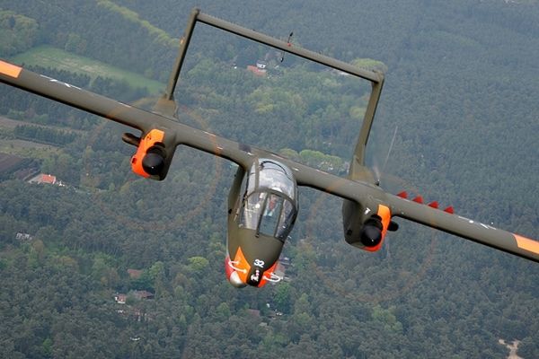 Le Bronco, un avion d’attaque au sol et de reconnaissance construit à la fin des années 60 aux Etats-Unis. 